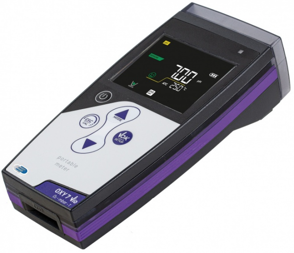 Koffer Handmessgerät OXY 7 Sauerstoff-Messgerät mit polarografischem Sensor
